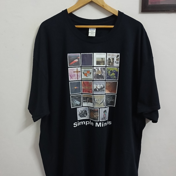 Gildan Other - SIMPLE MIND ROCK BAND ALBUM COVER VINTAGE GRAPHIC T-SHIRT